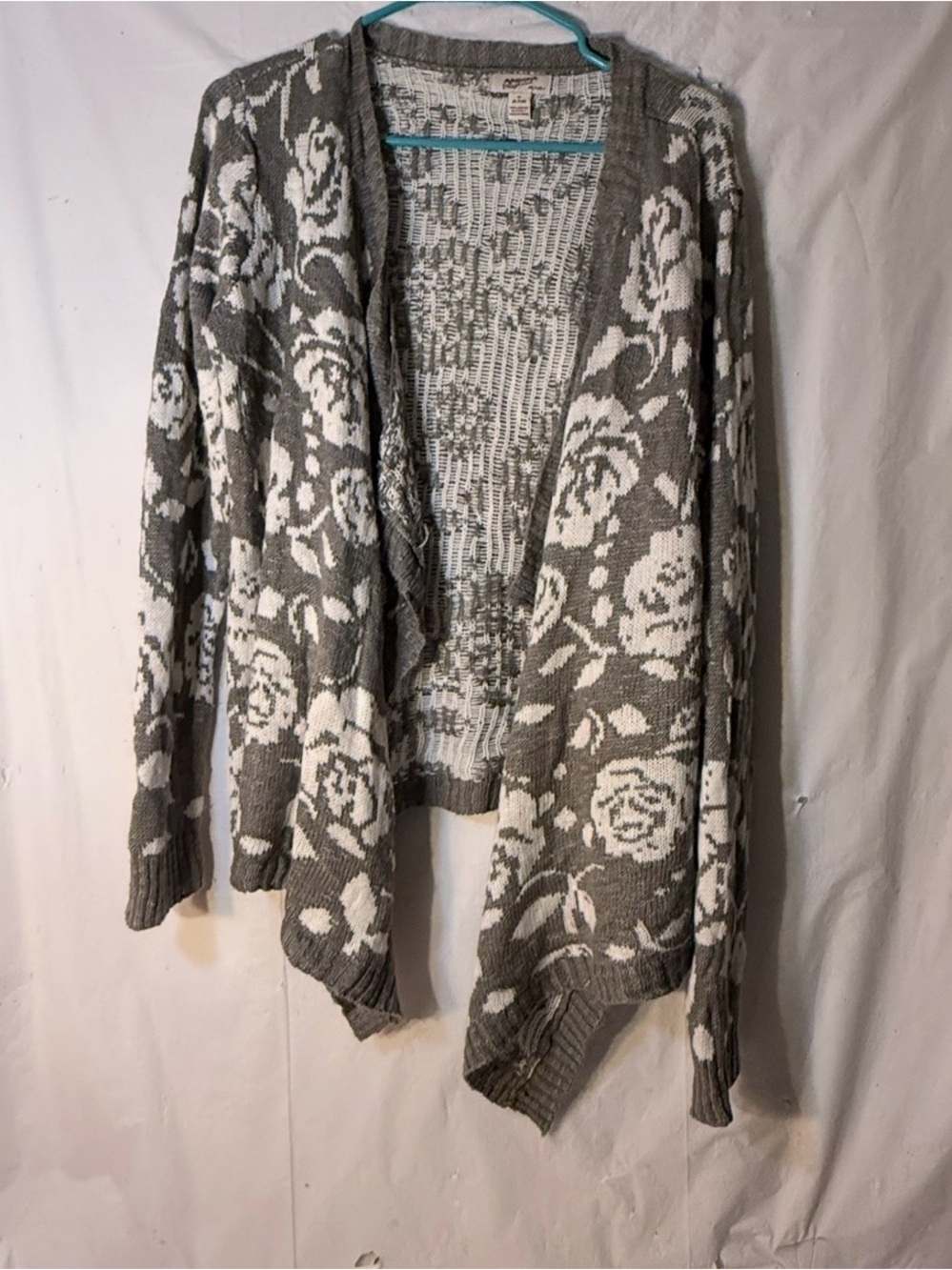 Arizona Jean co. Floral Cardigan Juniors Plus sweater size 1X